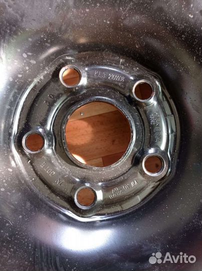 Штампованные диски на Фольскваген rR16 5 112