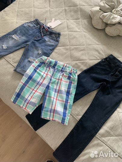 Пакет брендовых вещей на мальчика 9-10 л