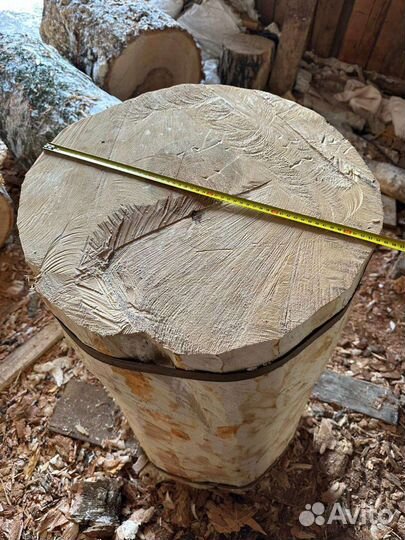 Колода березовая 95см на 55см для рубки мяса