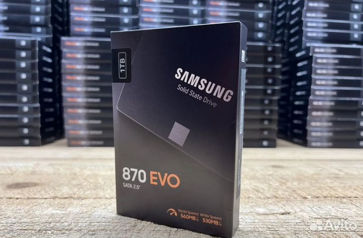 Новые SSD samsung 870 EVO S-ATA III 1TB 2.5”