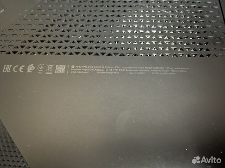 Игровой ноутбук HP omen 17-an040ur (2fp35ea)