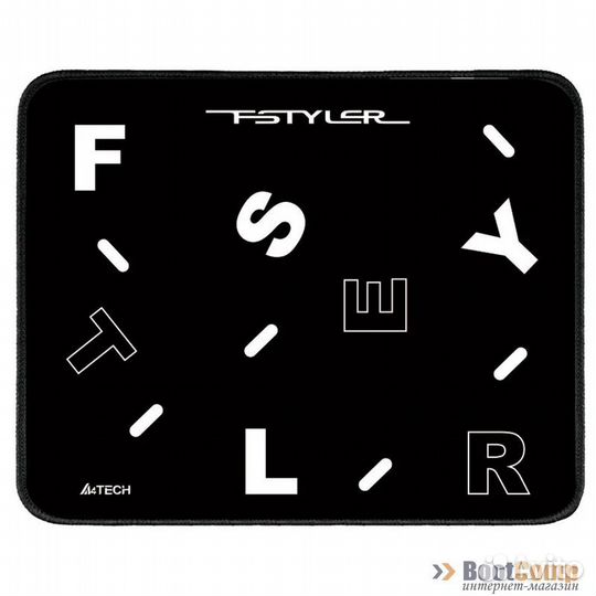 Коврик для мыши A4tech FStyler FP25 черный/белый 2