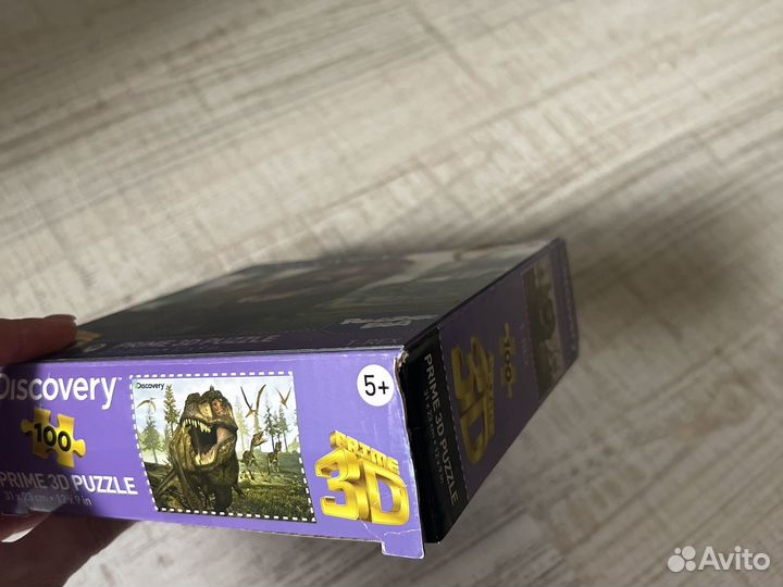 Пазл 3d динозавр тираннозавр