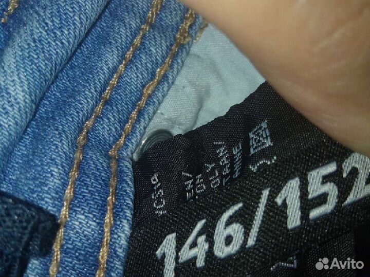 Джинсовые шорты для девочки 146-152