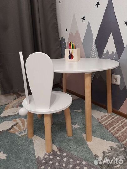 Детский стол и стульчик для детей