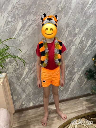 Детский новогодний костюм тигренок