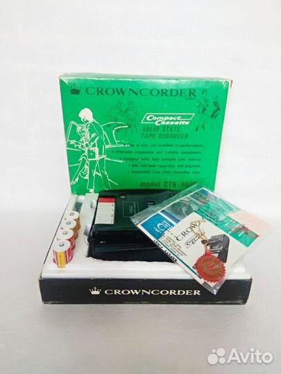 Кассетный магнитофон Crown 9000A.Rare.68 г.,Japan