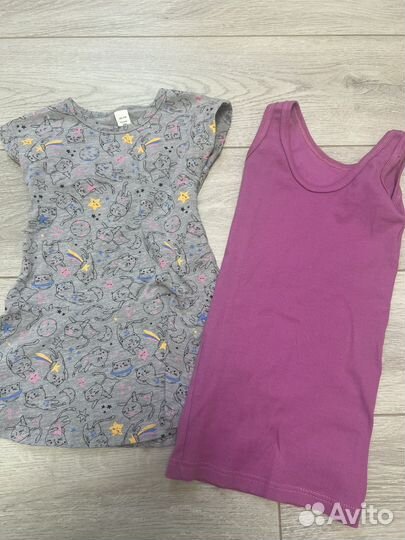 Вещи пакетом на девочку 104 110