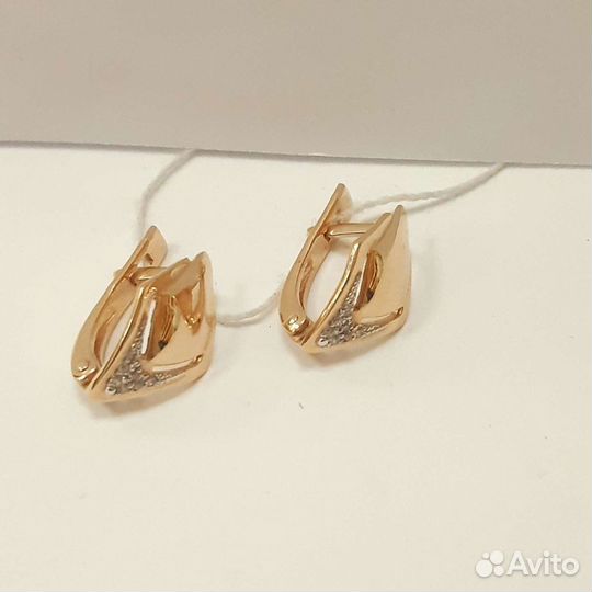 Золотые серьги
