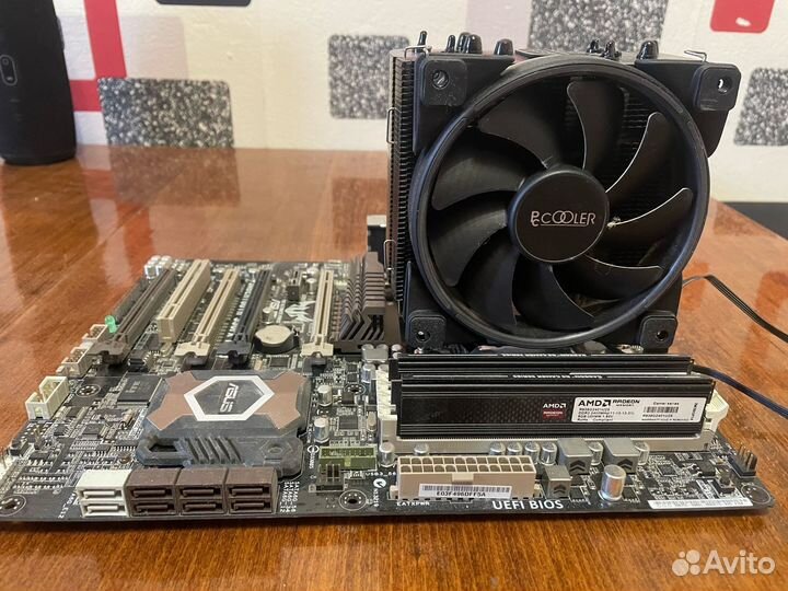 Asus sabertooth 990fx r2.0, FX-9590, 2x8 гб,башня