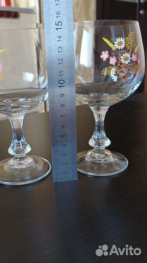 Бокалы (фужеры) богемия винтажные Германия