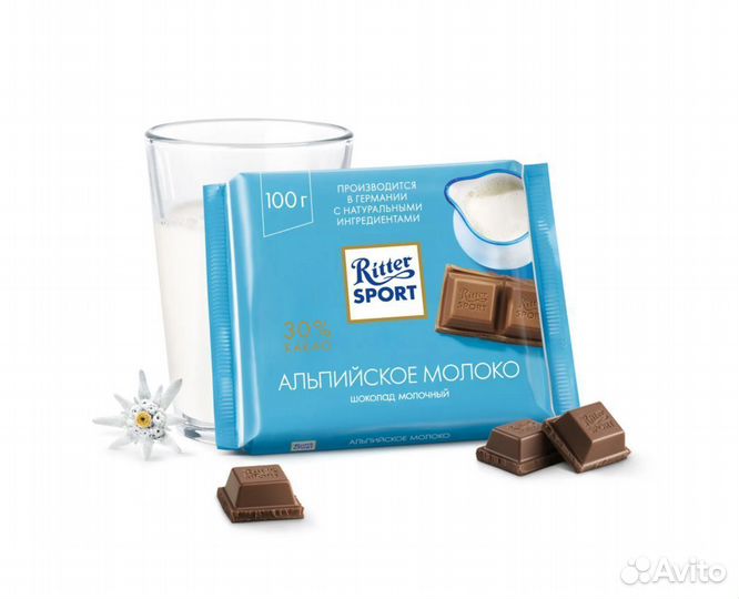 Ritter Sport Альпийское Молоко 100 г