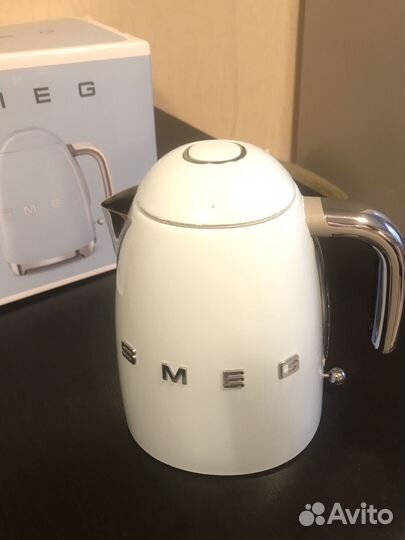 Smeg чайник 1,7 л, голубой, оригинал, на запчасти