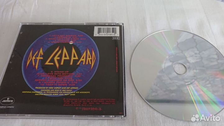 DEF leppard. CD диск