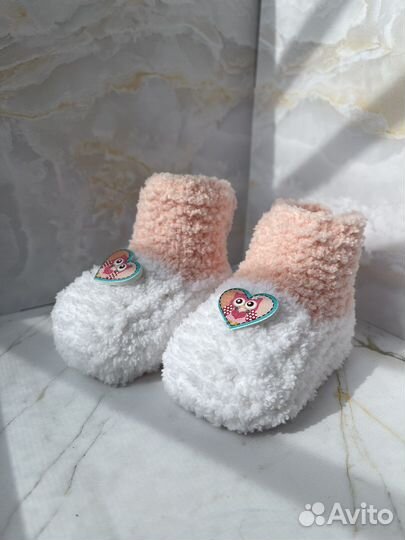 Пинетки детские вязаные ручная работа