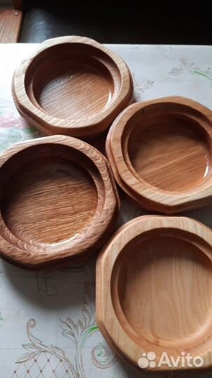 Тарелка из дуба