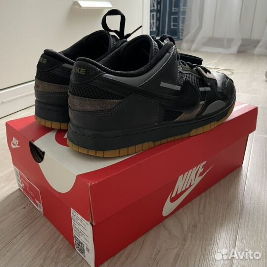 Nike Dunk Low Scrap Black Gum оригинал