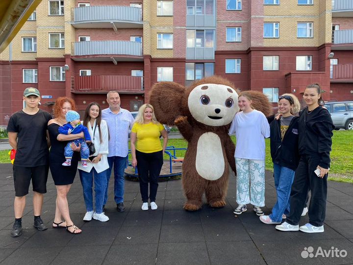 Аэро костюм ростовая кукла чебурашка