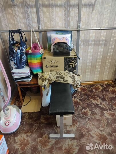 Стойка скамья для жима, приседа