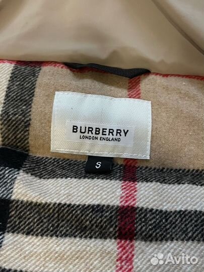Пуховик burberry