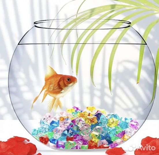 Декоративные камушки акриловые Аквариум Декор