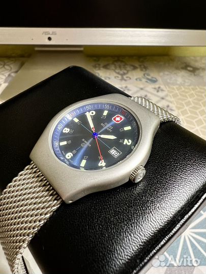 Swiss military blue dial swiss made