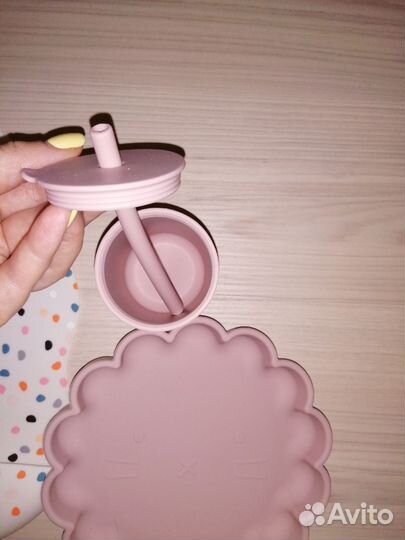 Силиконовая посуда детская, новая