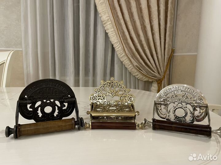 Ретро держатели для туалетной бумаги Англия