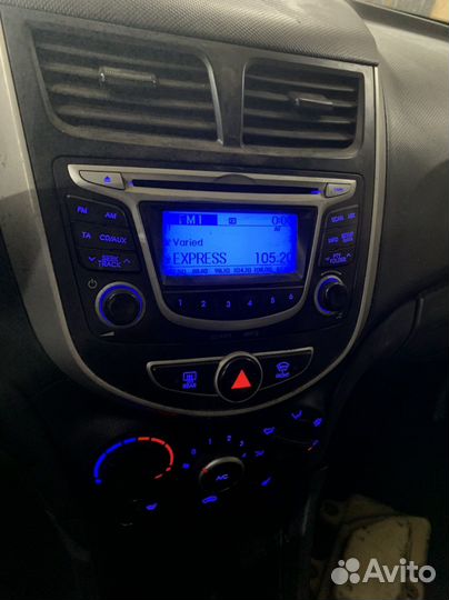 Штатная Магнитола hyundai solaris 1