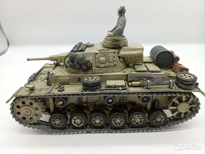 Немецкий танк pz lll в масштабе 1:35