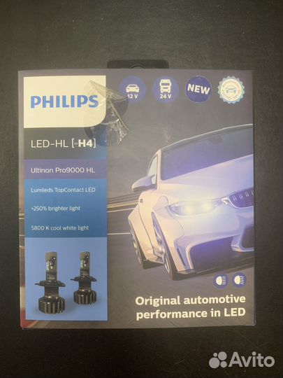 Led лампы Philips Ultinon Pro 9000 H4