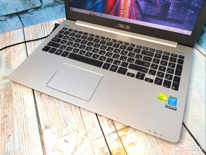 Игровой asus на i3-4010u/ GT 840m/ RAM 12/ SSD 256