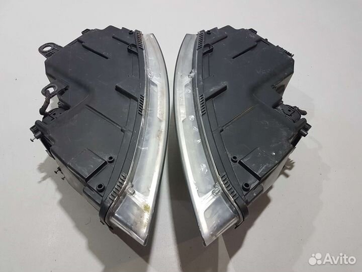 Передние фары рестайлинг пара ауди а8 audi a8