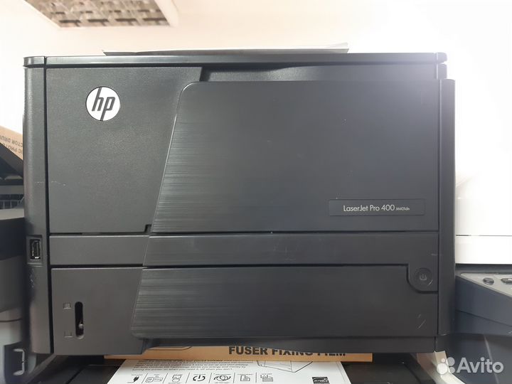 Принтер HP LJ Pro 400 m401dn+новый картридж(ориг.)