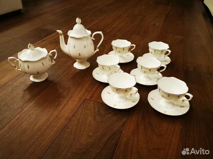 Новый Сервиз кофейный ифз Наташа Петельки