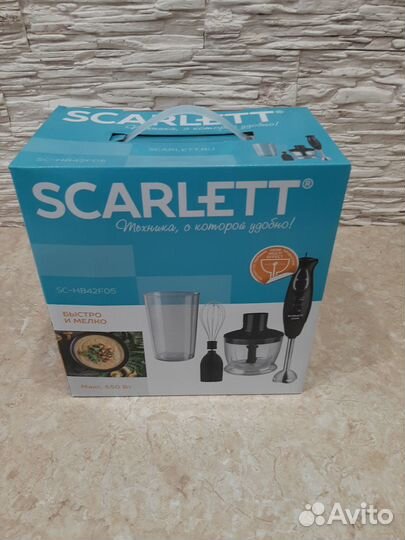 Продам новый погружной блeндeр Scarlett SC-HB42F05