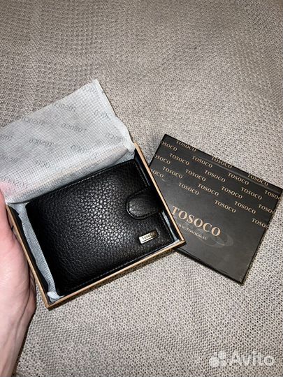 Кошелек мужской кожаный новый