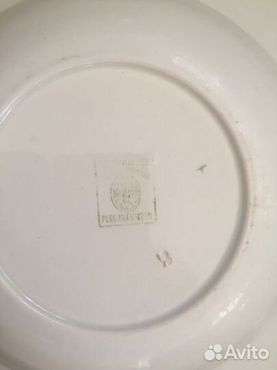 Тарелки фарфоровые винтаж СССР