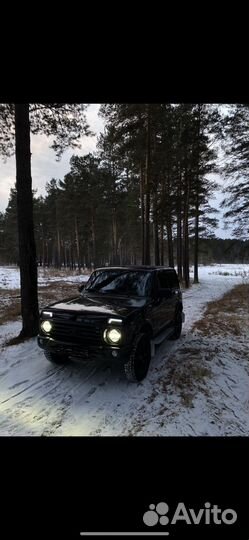 Зеркала в стиле AMG, оптика на ниву