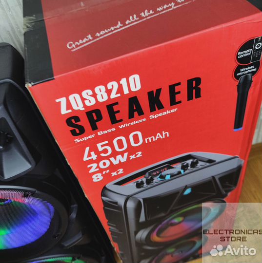 Музыкальная Колонка Большая ZQS-8210 Гарантия