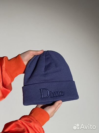 Шапка бини Dime Red Blue Classic 3D Logo Beanie