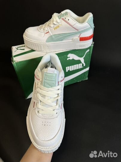 Кроссовки Puma Cali Sport Mix белые