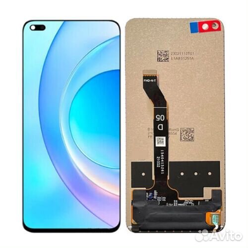 Дисплей Айсотка для Huawei Nova 8i черный Lcd Oem