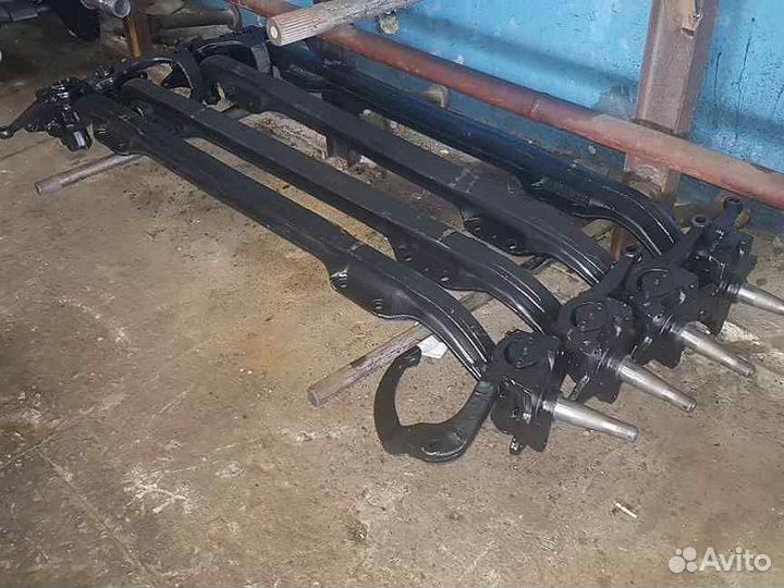 Балка передней оси с кулаками Газель 3302