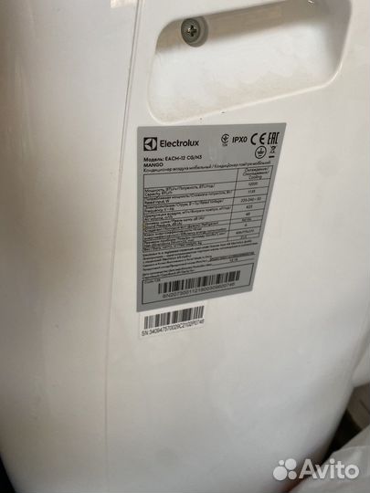 Мобильный кондиционер electrolux eacm-12 CG/N3
