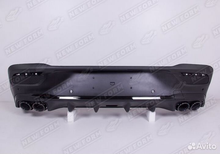 Диффузор с насадками 53 черный Mercedes GLE Coupe