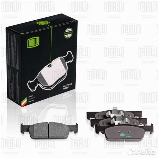 Trialli PF0101 Колодки тормозные дисковые передние