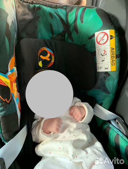 Автокресло 0+ cybex i-size Birds Paradise + база