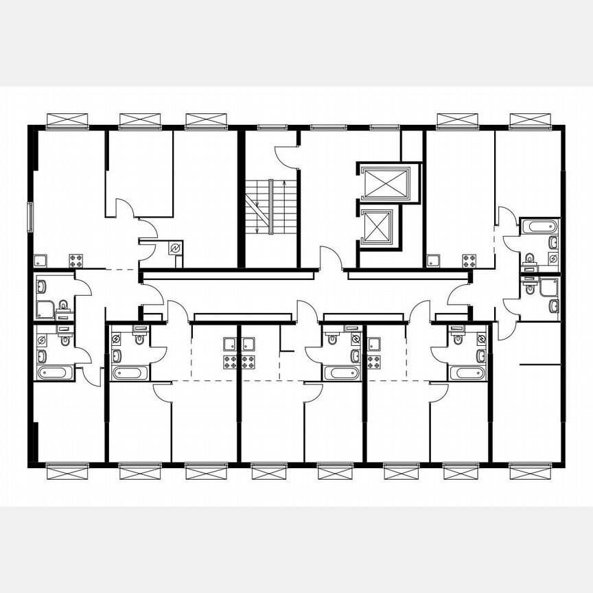 2-к. квартира, 64,2 м², 2/15 эт.
