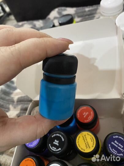 Акриловые краски для ткани, набор для творчества